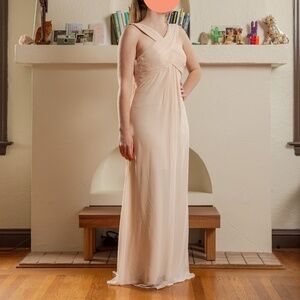 Monique Lhuiller Dress Bride's Maid Coral Color Size 2